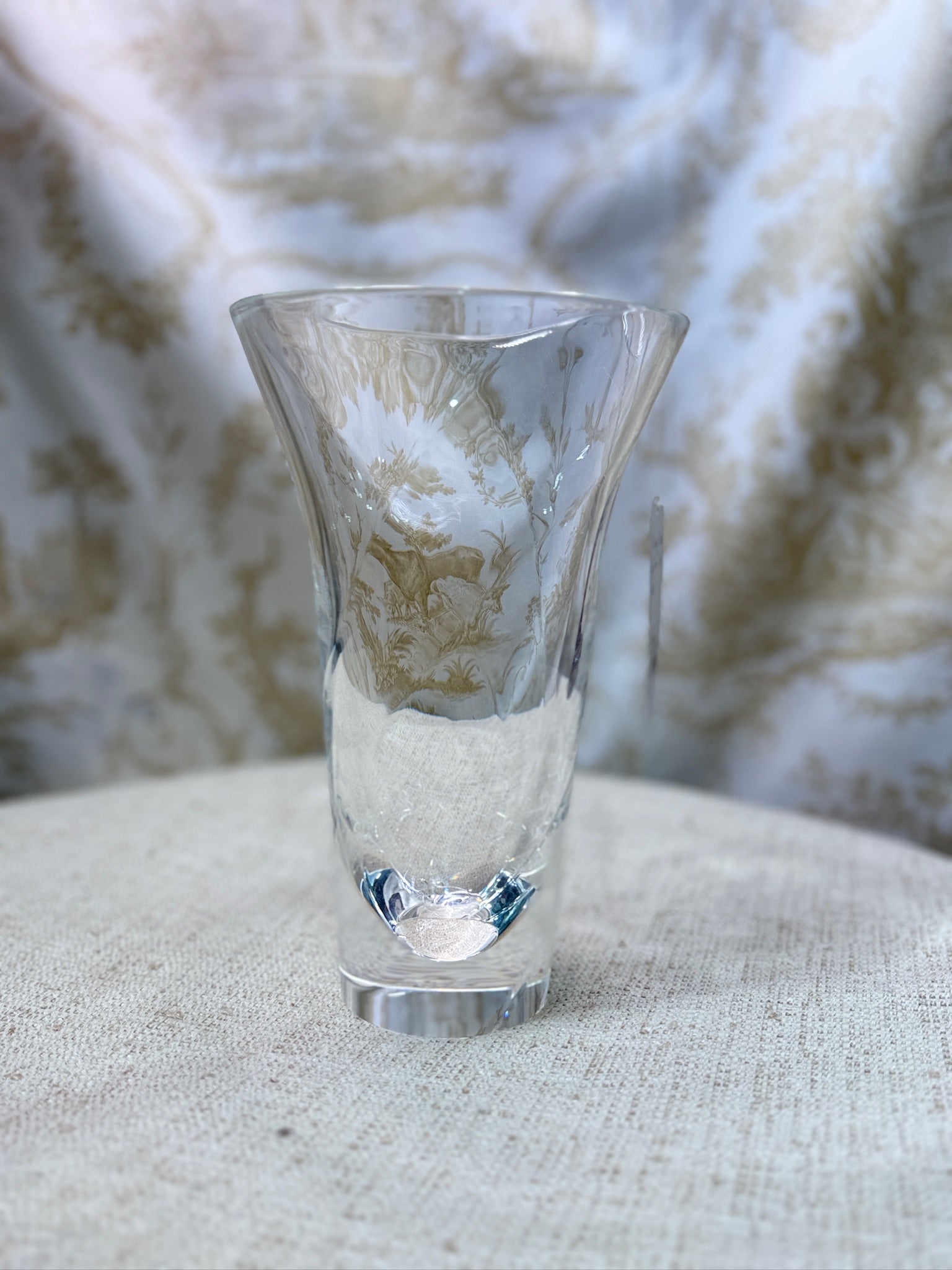 Vintage Steuben Glass Spiral Vase
