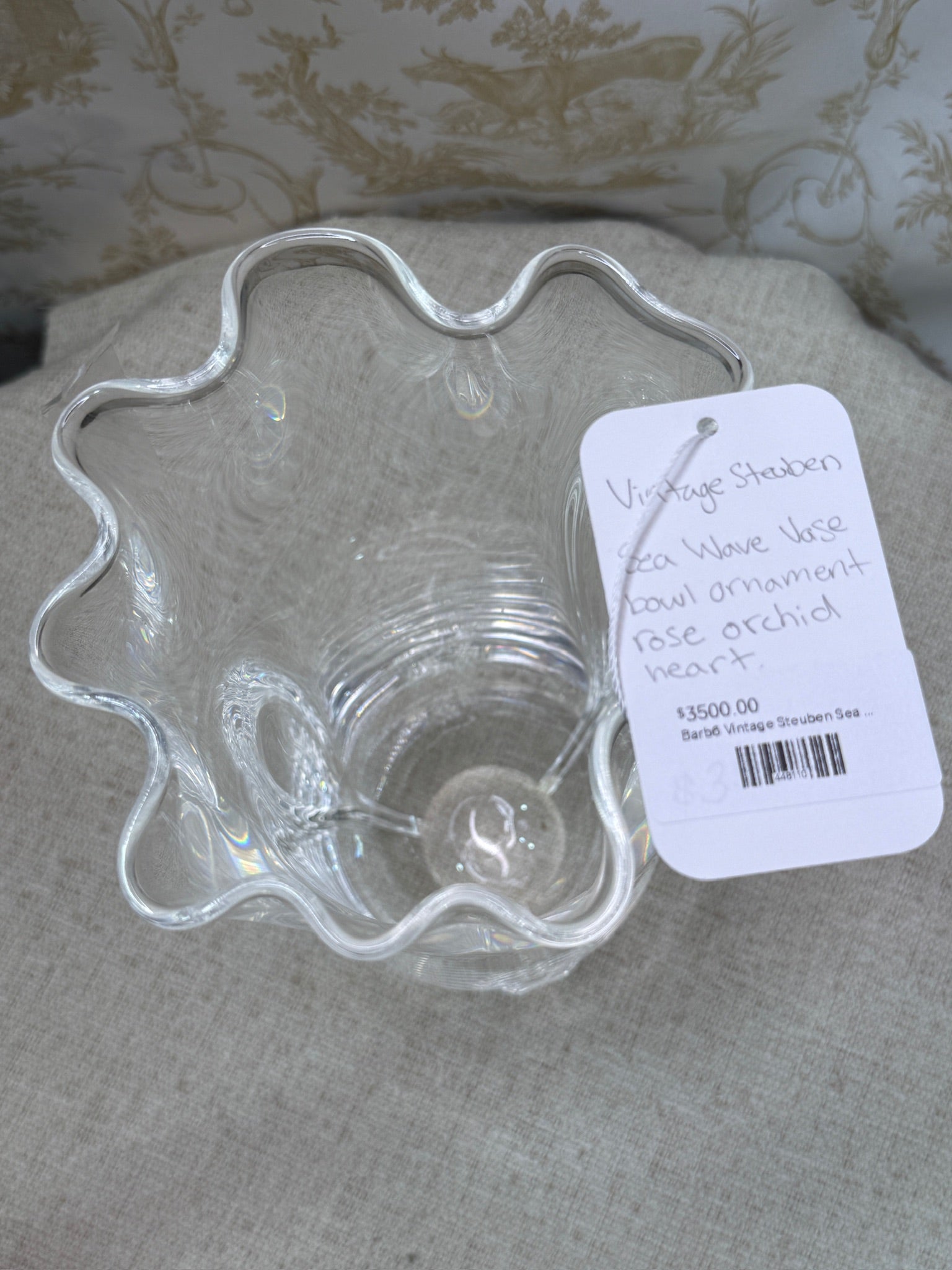 Vintage Steuben Sea Wave Vase